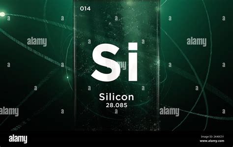 silicon atom|silicon element symbol.